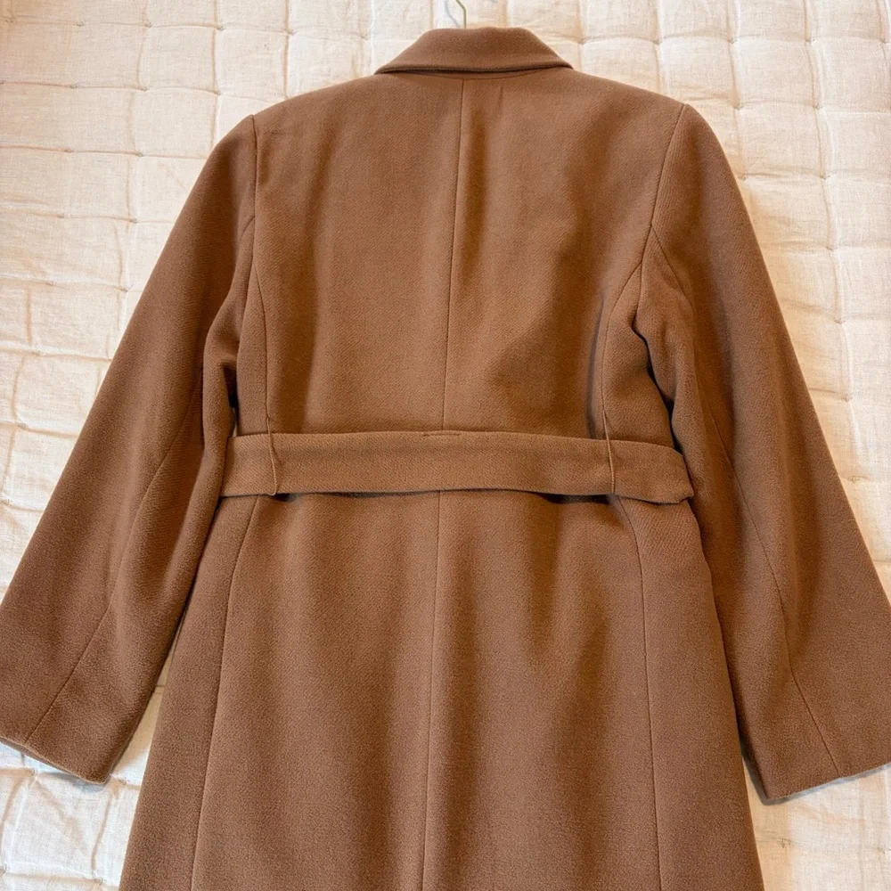 {a new day} Women's Tan Belted Coat - Picture 9 of 11